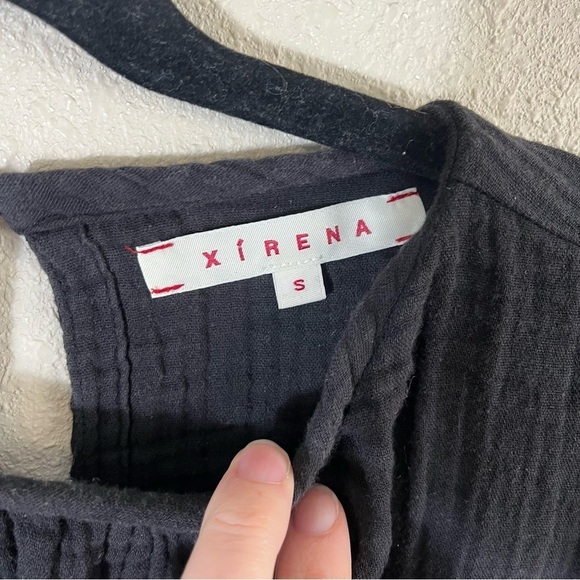 XIRENA Crewneck Cotton Gauze Long Sleeve Blouse Top - Picture 7 of 9